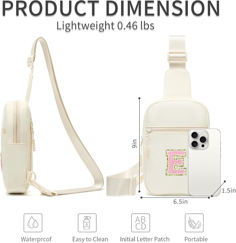cotmcor Store Valentines Day Gifts for Kids: Fanny Pack Birthday Gift for 8 9 10 11 12 Year Old Teen Girls Trendy Stuff, Preppy Colorblock Crossbody Bag Adjustable Sling Belt Bags Purse for Travel Outdoor - Image 4